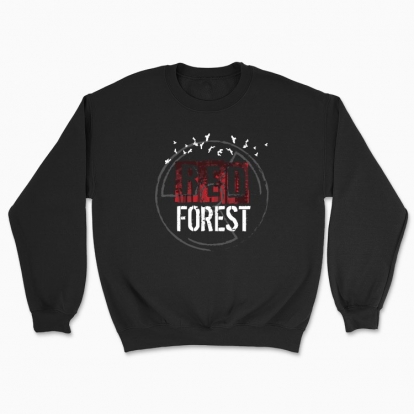 Unisex sweatshirt "Red forest"