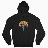 Man's hoodie "Wonderflower"